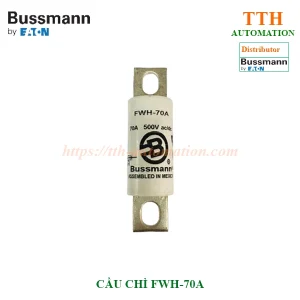 Cầu chì Bussmann FWH-70A cầu chì cắt nhanh High Speed Fuse 70A chính hãng Eaton