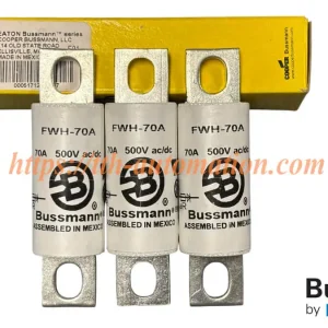 Cầu chì Bussmann FWH-70A | Cầu chì bán dẫn - Cầu chì cắt nhanh 70A 3 FWH-70A Bussmann cầu chì cắt nhanh bán dẫn tại TTH Automation