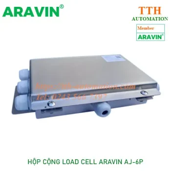 Hộp cộng Load Cell Aravin AJ-6P – Junction Box cho cân bồn và hệ thống phối liệu
