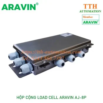Hộp cộng Load Cell Aravin AJ-8P – Junction Box cho cân ô tô điện tử và cân tải trọng lớn
