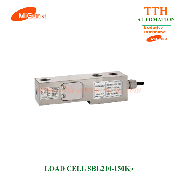 Loadcell SBL210-150Kg MiGun ST chính hãng, độ chính xác cao, phân phối bởi TTH Automation – giải pháp cân điện tử tối ưu cho nhà máy.