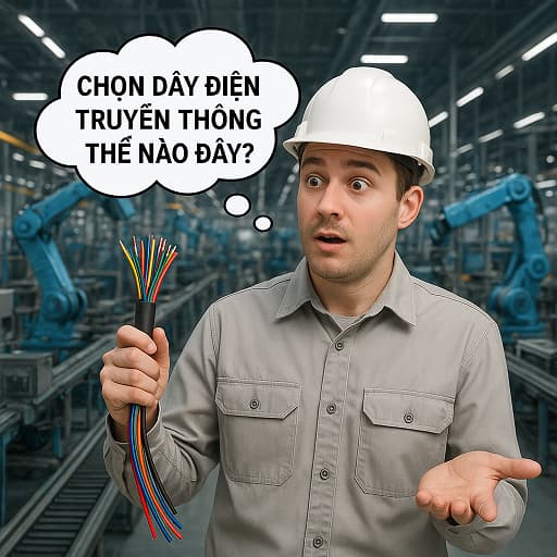 Hướng dẫn chọn dây dẫn tín hiệu truyền thông RS232 và RS485