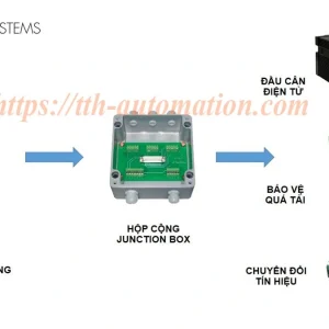 Hộp cộng load cell Junction Box CG4S-C trong hệ thống cân điện tử
