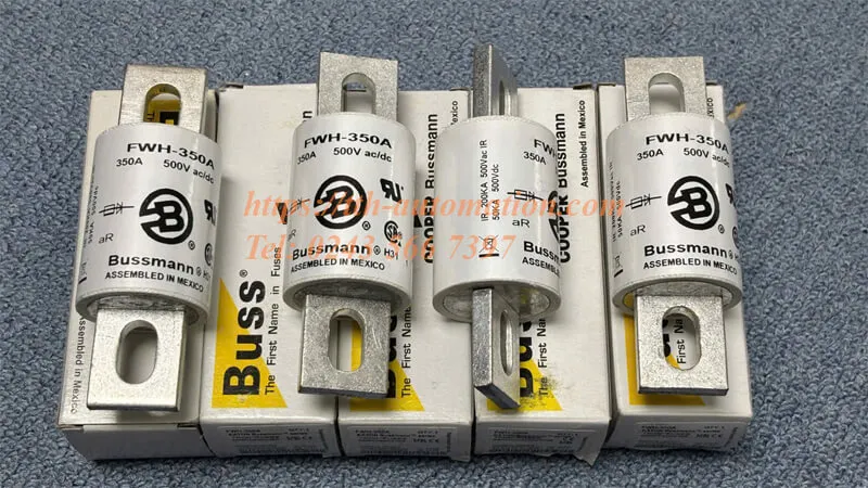 Phân phối cầu chì Bussmann FWH-350A trên toàn quốc Phân phối toàn quốc cầu chì Bussmann FWH-350A bảo vệ thiết bị bán dẫn