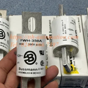 Cầu chì Bussmann FWH-350A | Cầu chì bán dẫn cắt nhanh 350A 1 Sẵn kho HCM cầu chì Bussmann FWH-350A điện áp làm việc 500V