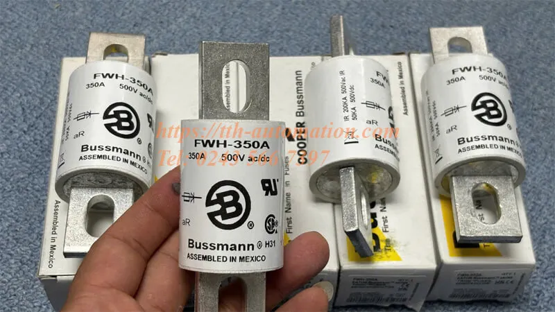Sẵn kho cầu chì Bussmann FWH-350A tại HCM Sẵn kho HCM cầu chì Bussmann FWH-350A điện áp làm việc 500V