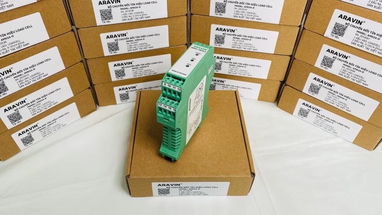Bộ khuếch đại Load Cell Aravin AM02A-D | vỏ cài ray lắp tủ điện 7 Bộ chuyển đổi tín hiệu load cell AM02A-D Aravin đáng mua nhất hiện nay