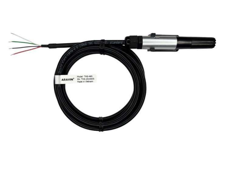 CẢM BIẾN NHIỆT ĐỘ VÀ ĐỘ ẨM TRUYỀN THÔNG THS-485