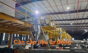 Cân nguyên liệu tự động của TTH Automation tích hợp cho nhà máy sản xuất hạt nhựa