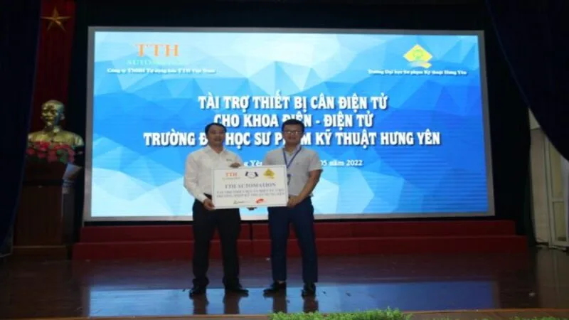 TTH Automation tài trợ thiết bị cân điện tử Migun & Pavone cho Trường Đại học Sư phạm Kỹ thuật Hưng Yên 3 TTH Automation trao tặng thiết bị cân điện tử Migun và Pavone cho Trường Đại học Sư phạm Kỹ thuật Hưng Yên