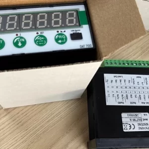 Đầu cân điện tử DAT700A Analog – Giải pháp truyền tín hiệu 4–20mA/ 0-10V ổn định cho hệ thống cân công nghiệp 2 Mặt trước tem hướng dẫn sơ đồ kết nối dây của đầu cân điện tử DAT700-A