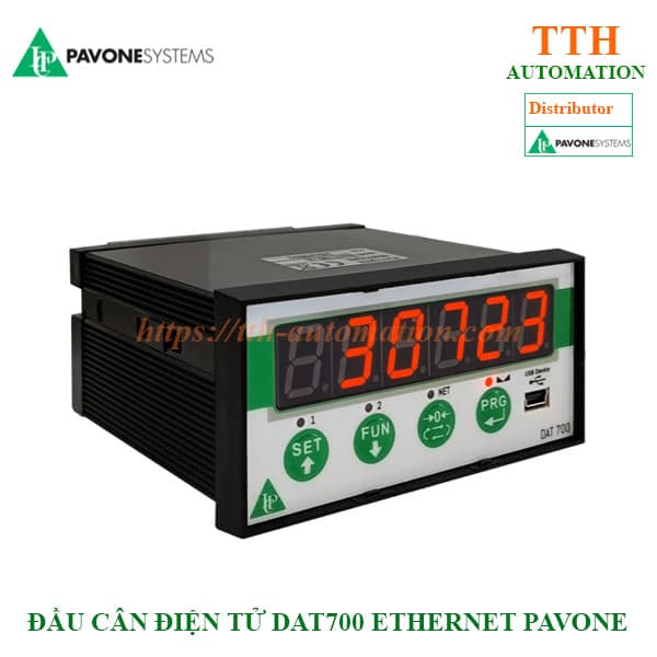 Đầu cân DAT700 Ethernet nhập khẩu từ Pavone Đầu cân DAT700 Ethernet kết nối mạng công nghiệp mạnh mẽ, tốc độ cao
