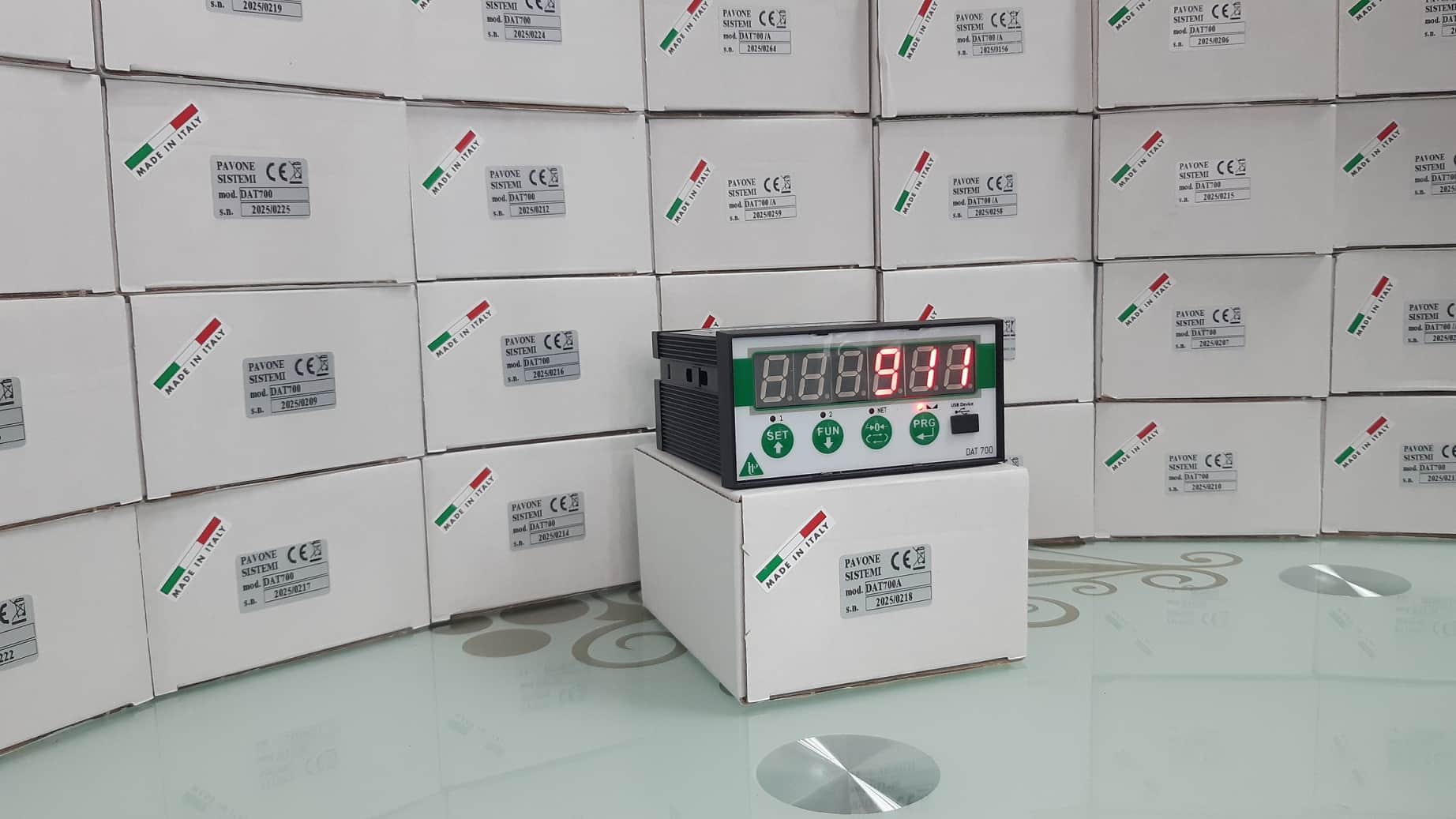 Đầu cân điện tử DAT700 analog 0-10V và 4-20mA chính xác cao0a Đầu cân điện tử DAT700A có đầu ra analog