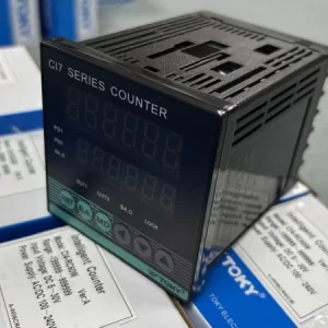 Bộ đếm công nghiệp (Counter) là gì? Cách chọn đúng model CI4, CI7, CI8 cho hệ thống tự động hóa 3 Bộ đếm công nghiệp CI7 Toky hiển thị số trong hệ thống tự động hóa