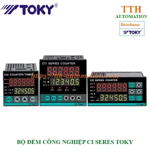 Bộ đếm công nghiệp CI4 CI7 CI8 Toky trong hệ thống tự động hóa
