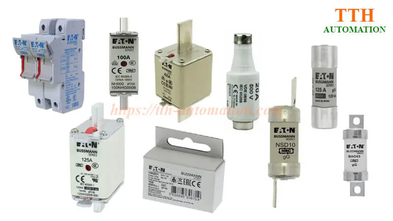 Cầu chì Bussmann Eaton – Giải pháp bảo vệ tối ưu cho hệ thống điện công nghiệp 6 Cầu chì công nghiệp Bussmann Eaton hạ thế loại thường