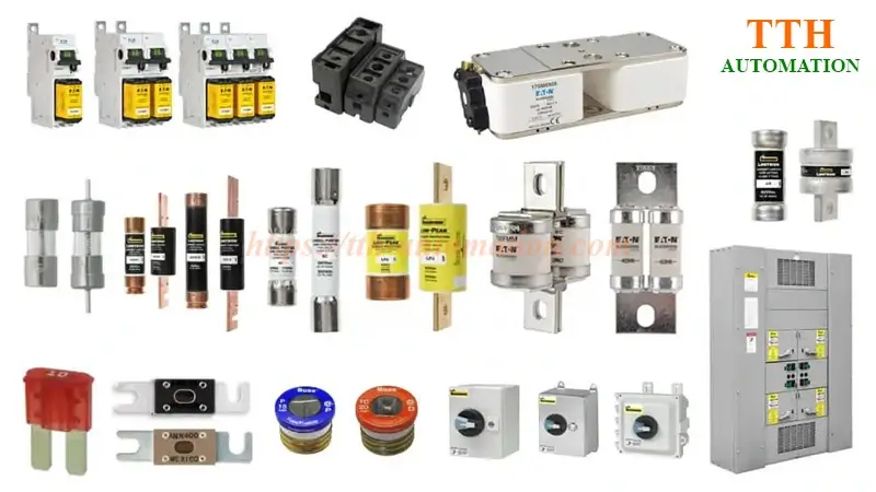Cầu chì Bussmann Eaton đa dạng dải sản phẩm Cầu chì Bussmann Eaton dải sản phẩm